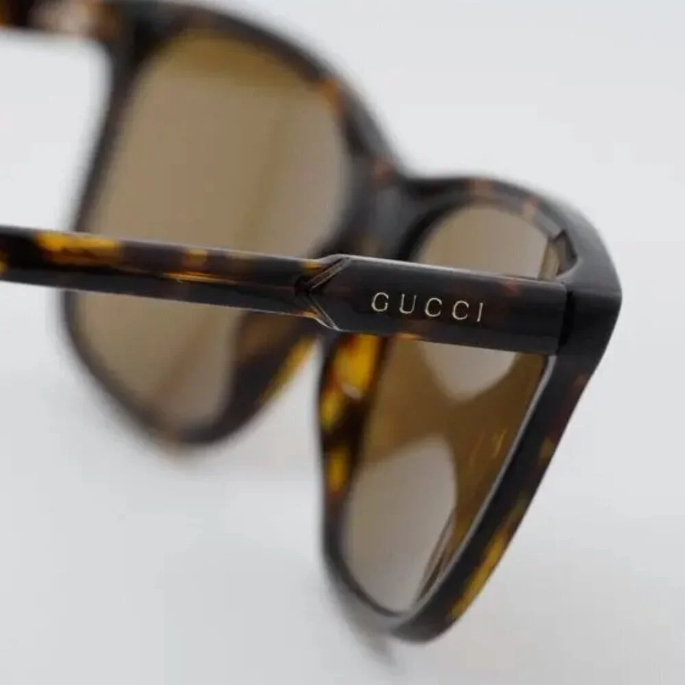NWT Gucci GG1845SA-002 Havana Brown 55mm Sunglasses